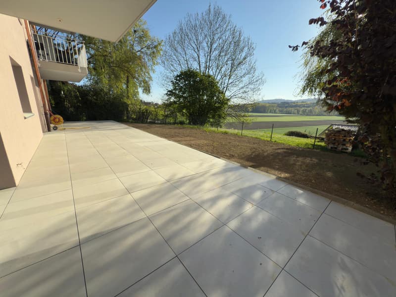 3.5 pièces avec 150m2 de jardin entièrement rénové à Fétigny (3)