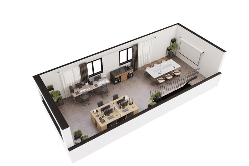 Atelier, bureau ou dépôt - surface modulable à louer à Domdidier (9)