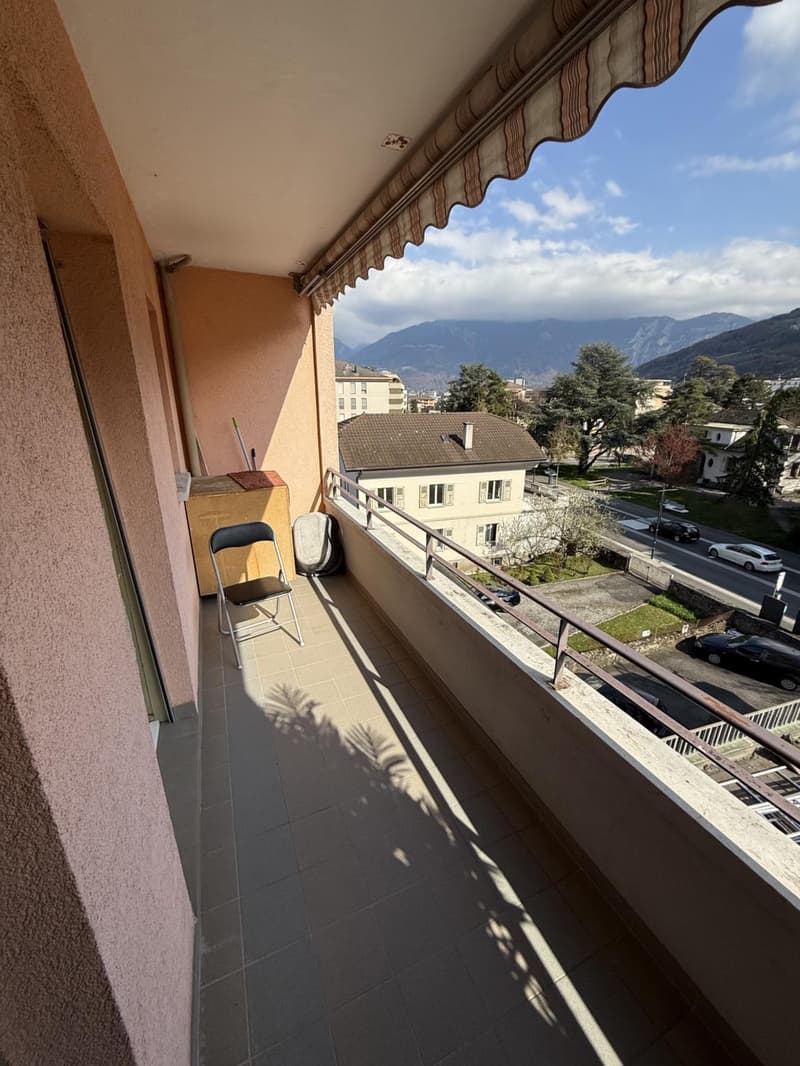 Studio avec grand balcon au coeur de Monthey (4)