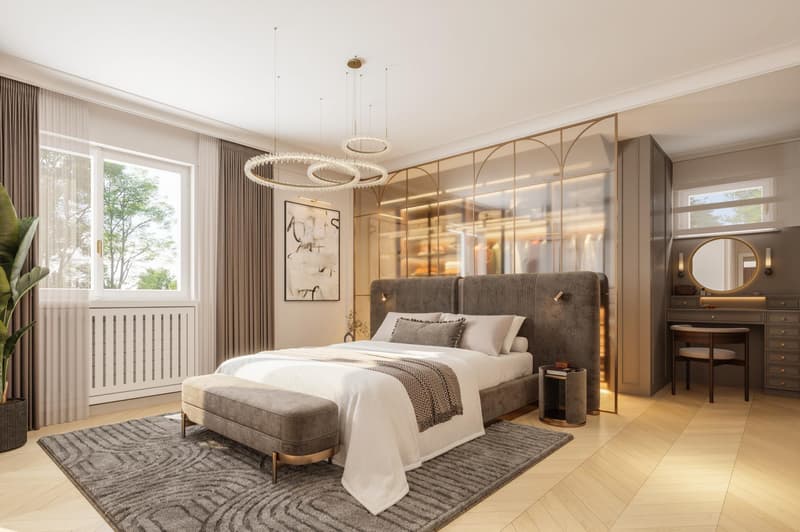 Épalinges : Suite Victoria, appartement raffiné avec loggia (10)