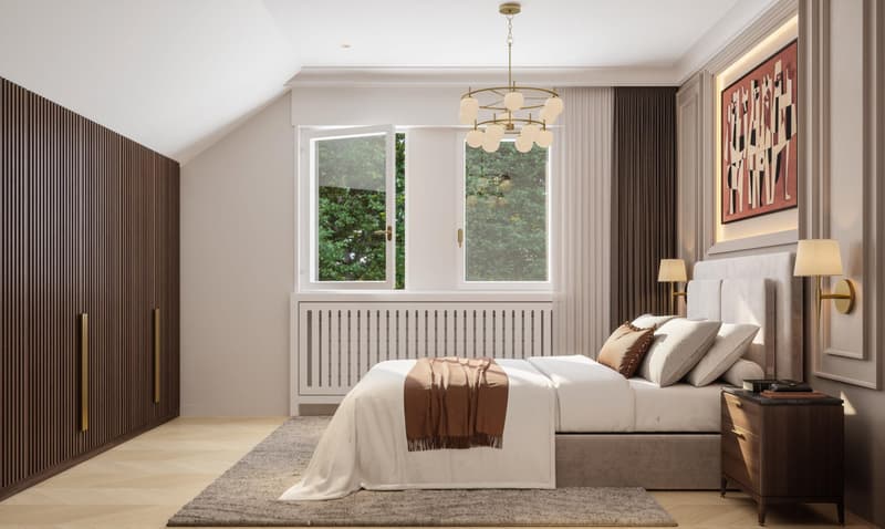 Épalinges : Suite Victoria, appartement raffiné avec loggia (7)