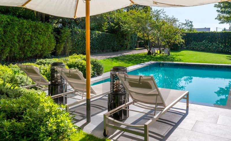 Luxueuse maison individuelle à vendre à Vésenaz avec superbe piscine (1)