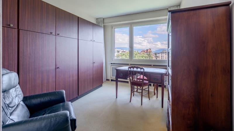 En exclusivité - Appartement traversant lumineux avec vue dégagée au coeur de Genève (7)