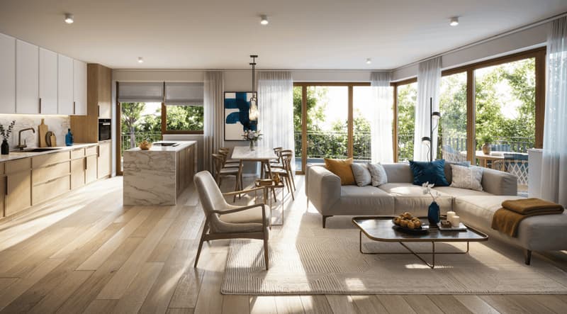 APPARTEMENT NEUF ENTOURÉ DE VERDURE (8)