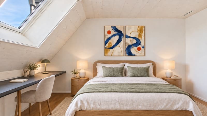 Spacieux 5,5 pièces familial avec vue dégagée à Cudrefin (9)