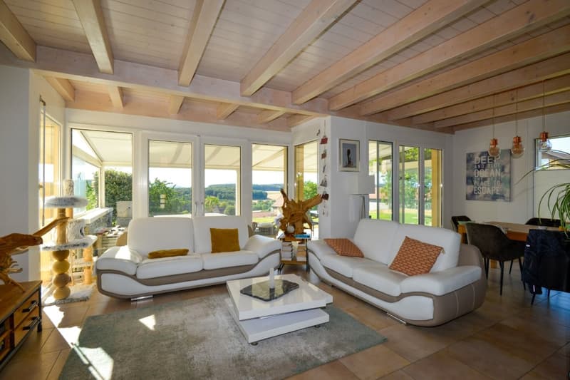 Magnifique villa individuelle avec vue panoramique et imprenable sur les Alpes (15)