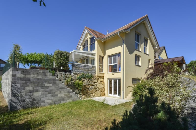 Magnifique villa individuelle avec vue panoramique et imprenable sur les Alpes (4)