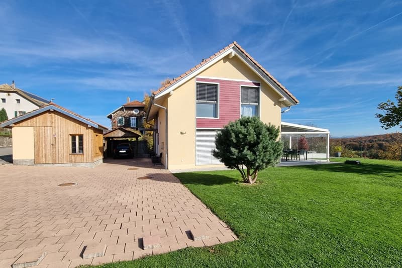 Magnifique villa individuelle avec vue panoramique et imprenable sur les Alpes (2)