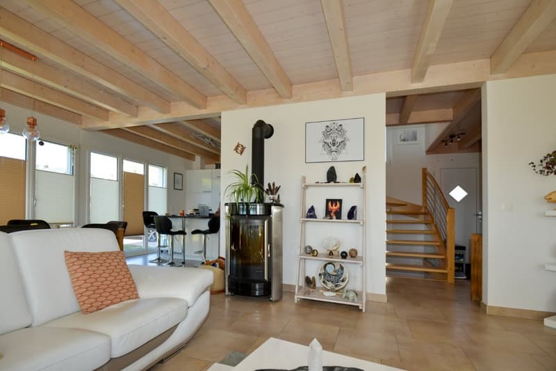 Magnifique villa individuelle avec vue panoramique et imprenable sur les Alpes (16)