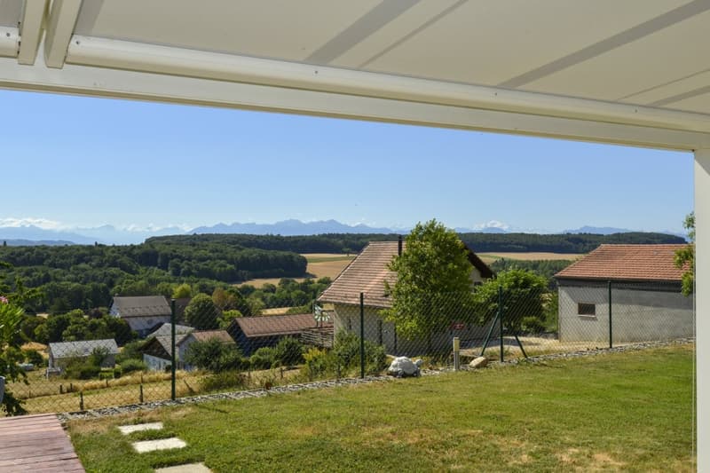 Magnifique villa individuelle avec vue panoramique et imprenable sur les Alpes (5)