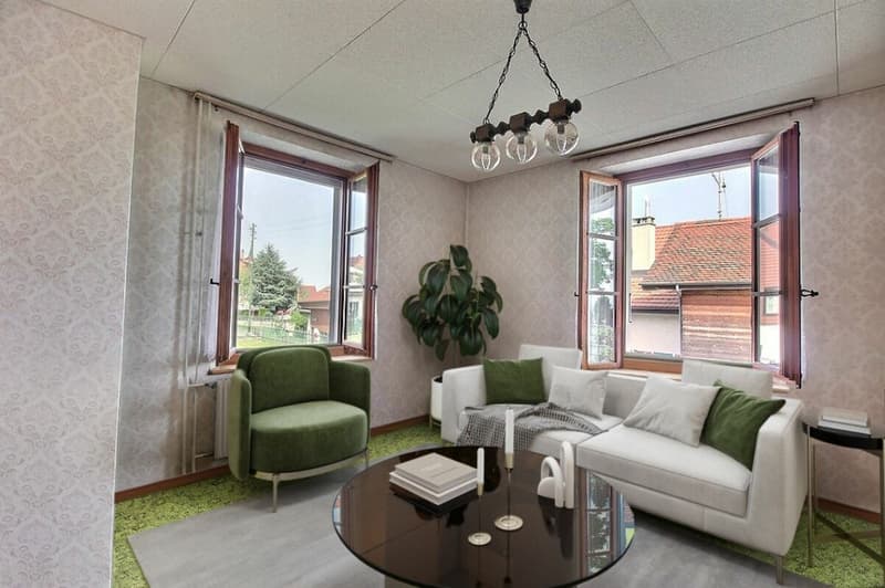VUE SUPERBE ! BELLE MAISON FAMILIALE AVEC GRAND JARDIN CONSTRUCTIBLE - FONTAINE (10)