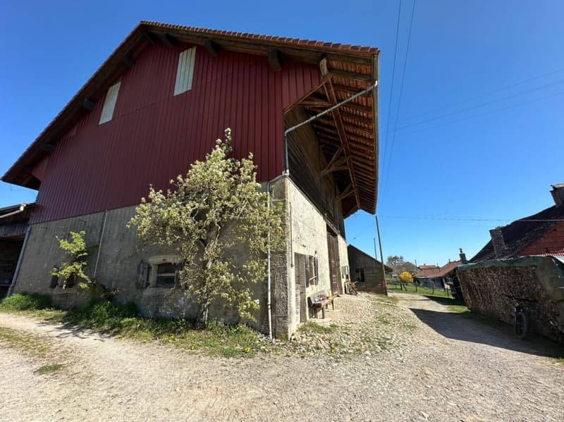 TERRAIN AVEC GRAND RURAL & COUVERT À TRANSFORMER EN HABITATION OU TOUT LE REZ POUR UNE ACTIVITÉ ET VOTRE HABITATION AU REZ SUPÉRIEUR, OU PLUSIEURS FAMILLES ? (6)