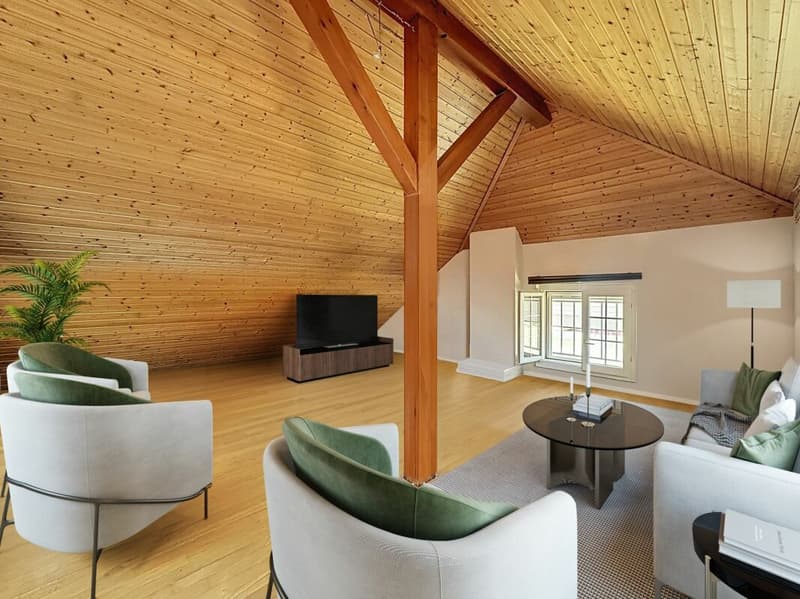 APPARTEMENT EN DUPLEX DE 5 PIÈCES AVEC BALCON ET PLACES DE PARC INTÉRIEURE ET EXTÉRIEURE (14)