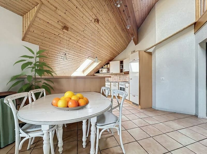 APPARTEMENT EN DUPLEX DE 5 PIÈCES AVEC BALCON ET PLACES DE PARC INTÉRIEURE ET EXTÉRIEURE (5)