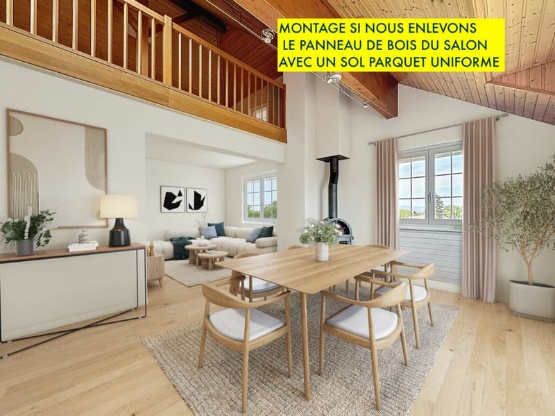 APPARTEMENT EN DUPLEX DE 5 PIÈCES AVEC BALCON ET PLACES DE PARC INTÉRIEURE ET EXTÉRIEURE (10)
