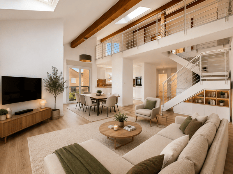 APPARTEMENT EN DUPLEX DE 5,5 PIECES DE 165 M2 AVEC BALCON (1)