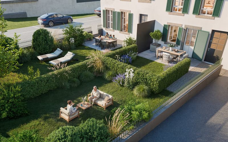 Promotion Les Vergers de Chamblon - 6 Magnifiques appartements avec terrasses et jardins privatifs (4)