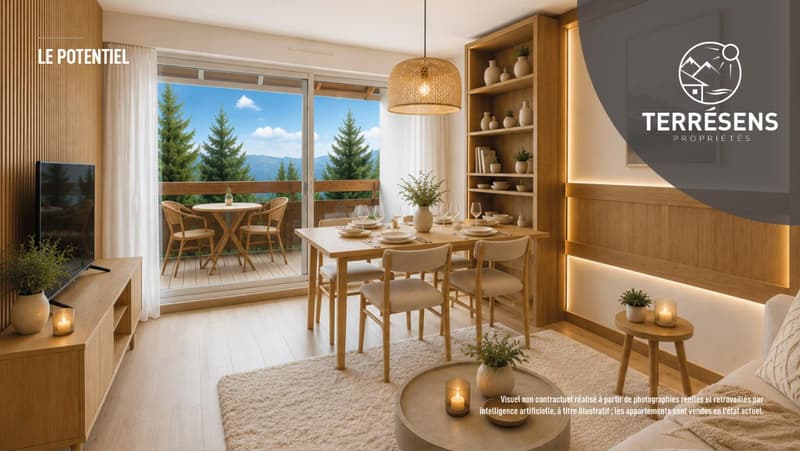 APPARTEMENT T1 (4 PERSONNES) - RÉSIDENCE LES TERRASSES DE CHANTEMERLE (4)