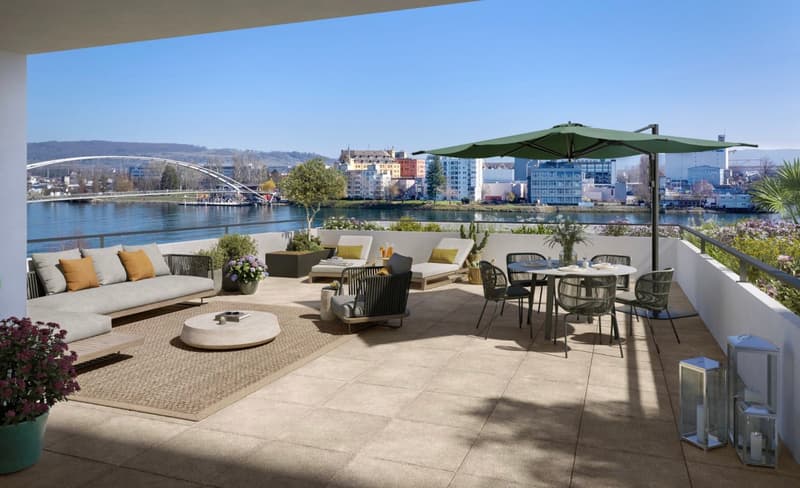 Moderne 3-Zimmer-Wohnung mit Flussblick in Huningue (5)