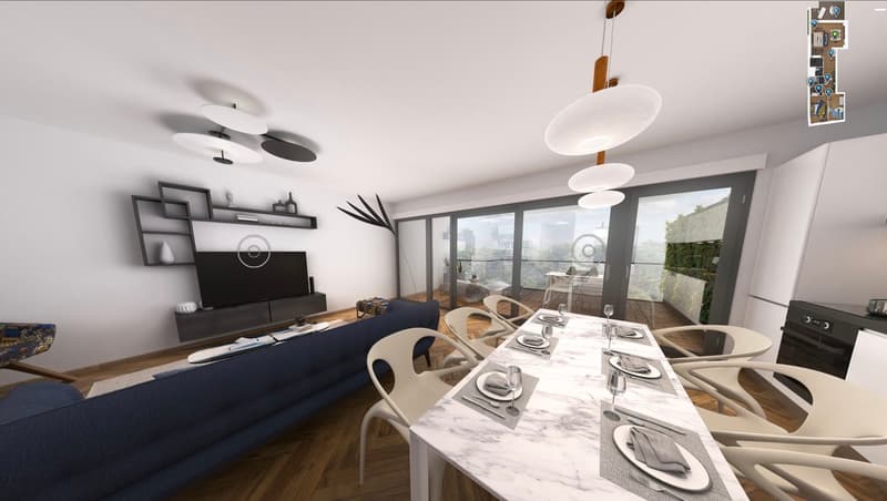 GREENLINE Apartment T3 von 80m² - Terrasse von 21m² - Lieferung JUNI 2025 (3)