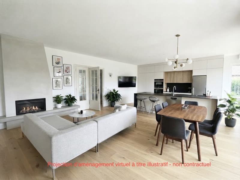 Schönes ebenerdiges Haus mit voll unterkellertem Keller (4)