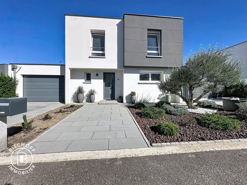 Modernes Einfamilienhaus mit Pool und Garage in Blotzheim (37)