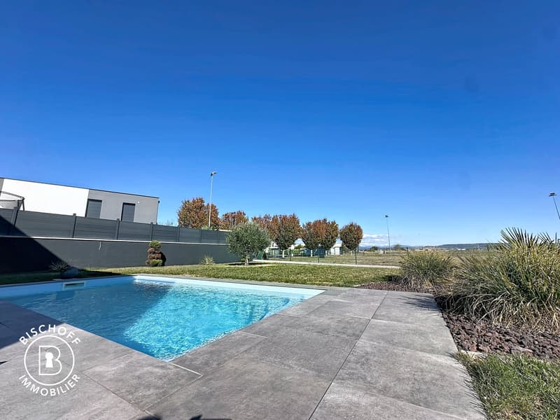 Modernes Einfamilienhaus mit Pool und Garage in Blotzheim (36)