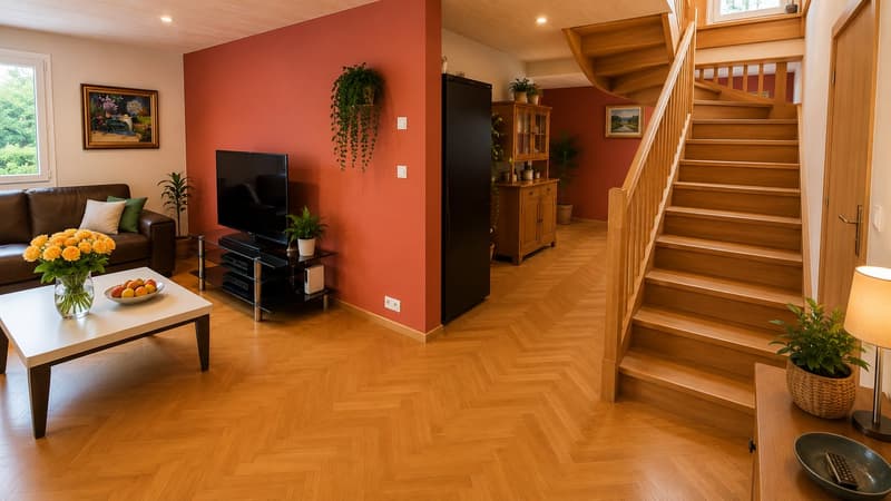 Belle propriété de 7 pces avec grands espaces de vie et superbe jardin (13)