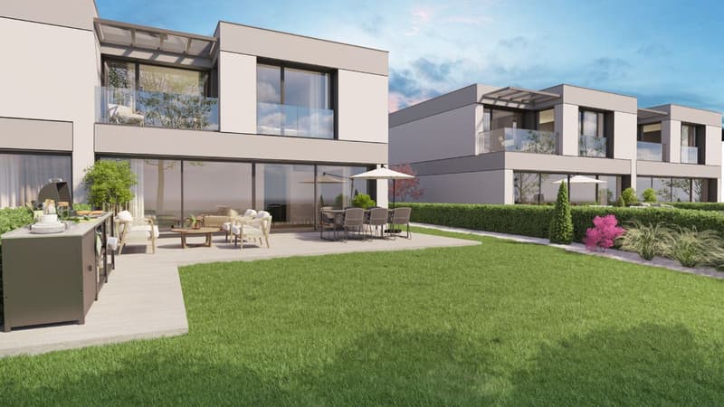 Terrasse et jardin privatif