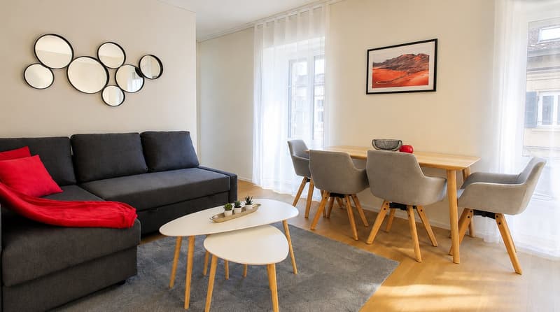 Lovely 1 bed furnished apartment in the city center with utilities included (7)