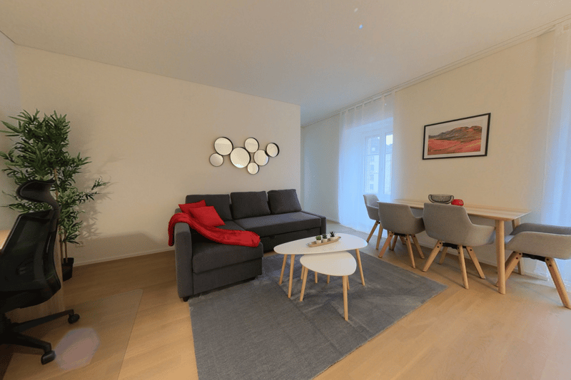 Lovely 1 bed furnished apartment in the city center with utilities included (2)
