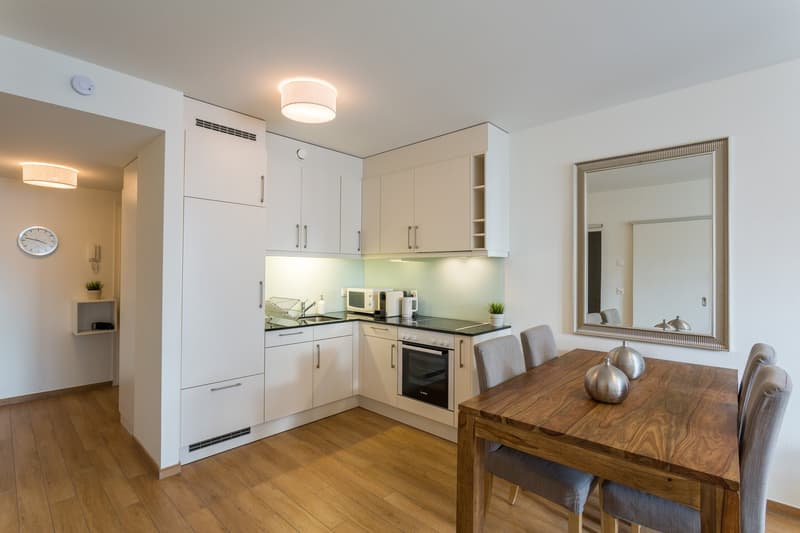 Furnished 1-bed apartment with balcony / Charmant appartement 1 chambre meublé avec balcon à Nyon (3)