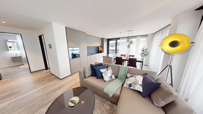 Fully Furnished Apartment with Balcony - 1-Month Minimum (2)