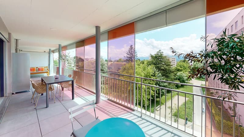 Furnished 2-Bed with balcony and parking in Nyon/Appartement 2 chambres avec balcon et parking Nyon (5)