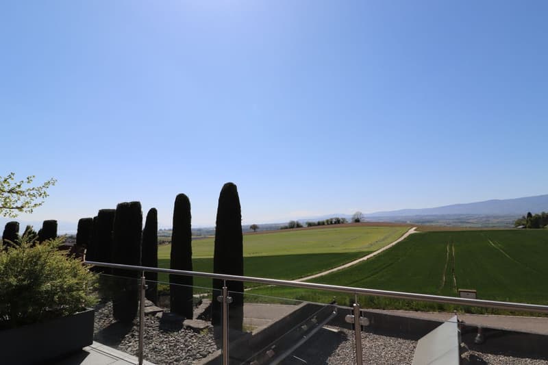 Vue depuis  terrasse appartement secondaire