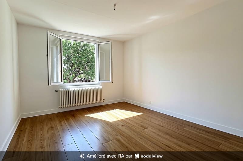 Chambre orientée Ouest après rénovation (à prévoir)