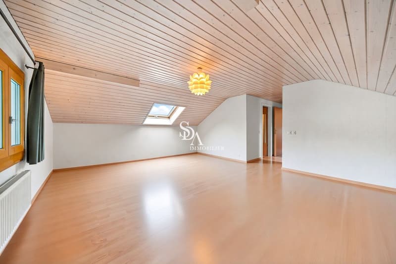 Villa individuelle avec de grands et beaux volumes à Blonay (13)