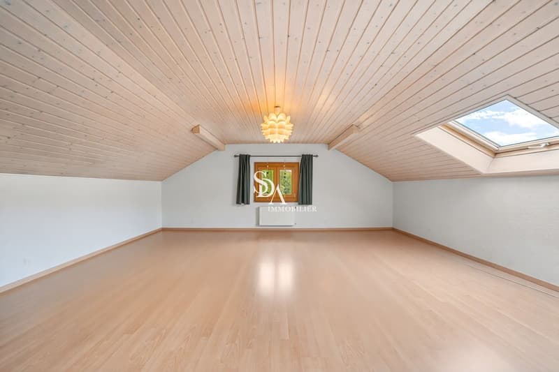 Villa individuelle avec de grands et beaux volumes à Blonay (12)