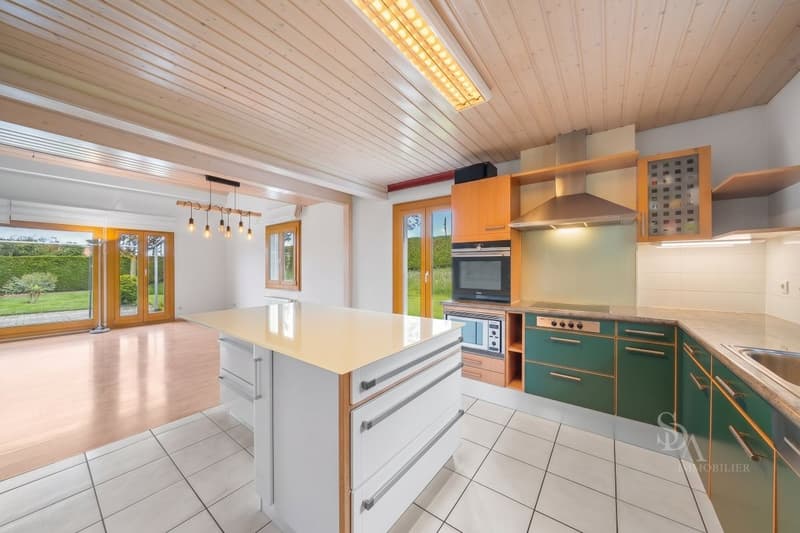 Villa individuelle avec de grands et beaux volumes à Blonay (2)