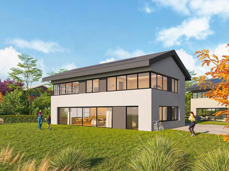 Savigny (VD) - Deux villas contemporaines sur une magnifique parcelle de 2'000 m² (une vendue) (3)