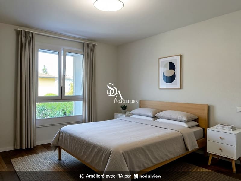 Bel appartements de 3.5 pièces avec balcon et jardin (7)