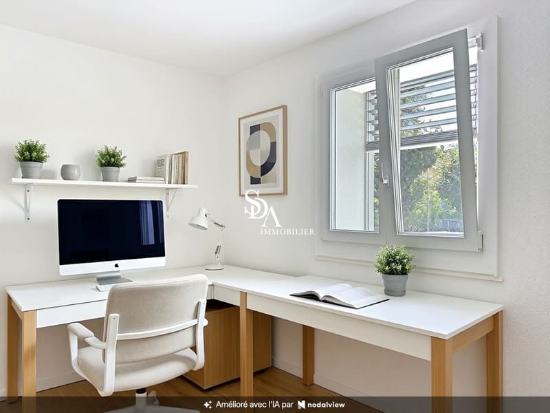 Bel appartements de 3.5 pièces avec balcon et jardin (2)