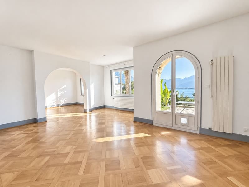 Appartement de charme de 4,5 pièces, terrasse, jardin et splendide vue sur le lac ! (5)