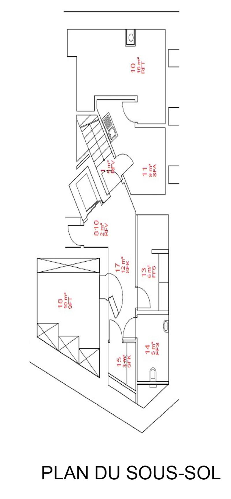 Plan du sous-sol