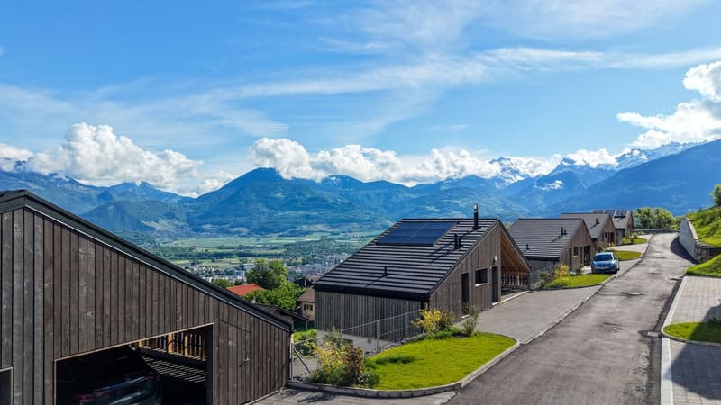 Villa individuelle de 4,5 pièces avec belle vue sur la plaine. (12)