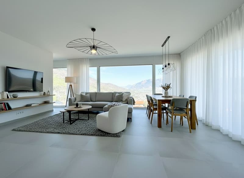 Villa individuelle NEUVE de 4,5 pièces avec belle vue sur la plaine. (7)