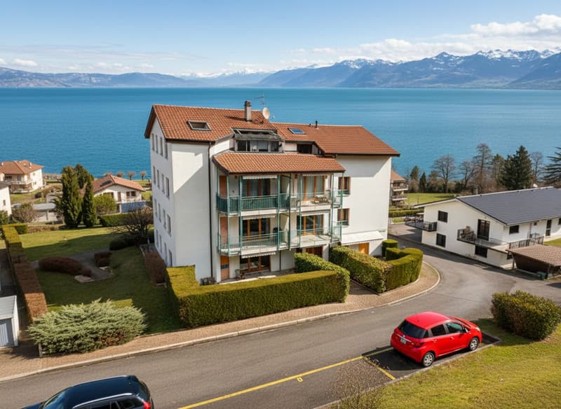 Vue sur le lac