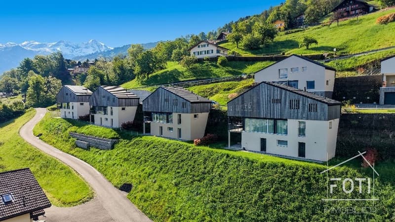 Villa individuelle NEUVE de 4,5 pièces avec belle vue sur la plaine. (10)