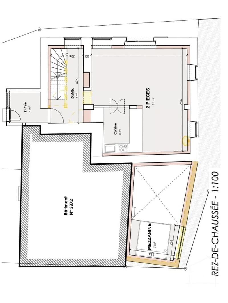 Plan du rez-de-chaussée