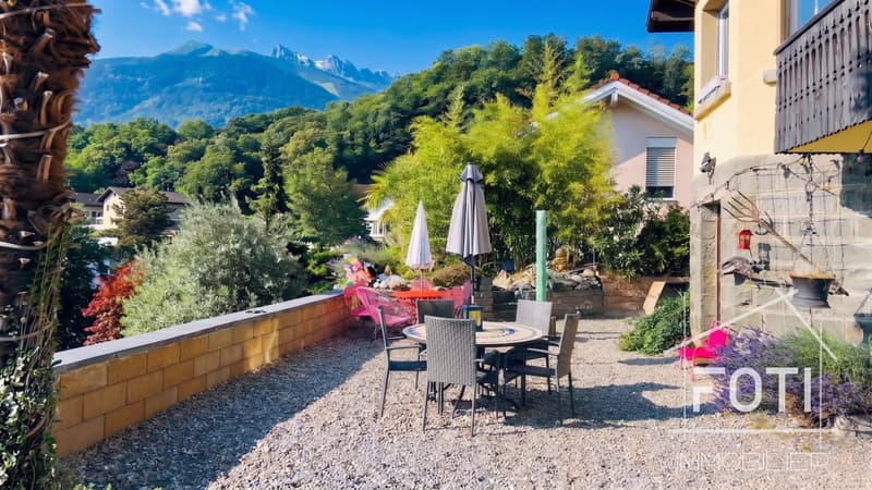 Magnifique terrasse avec vue